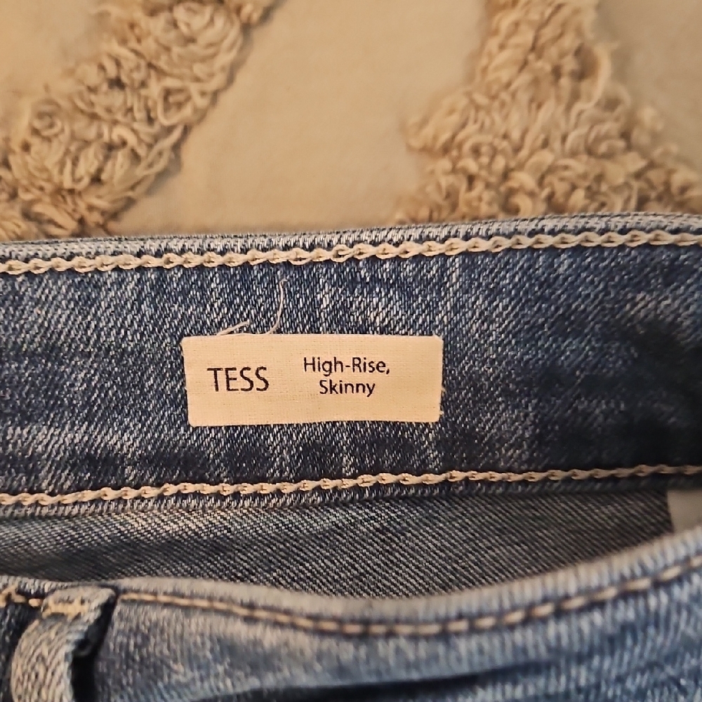 Mavi High Rise Blue Jeans - Picture 3 of 6